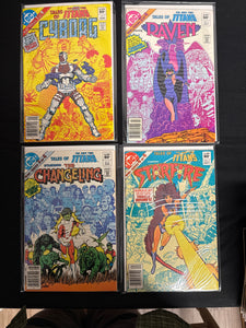 Tales of the New Teen Titans  1-4 Newsstand FN/VF (7.0)