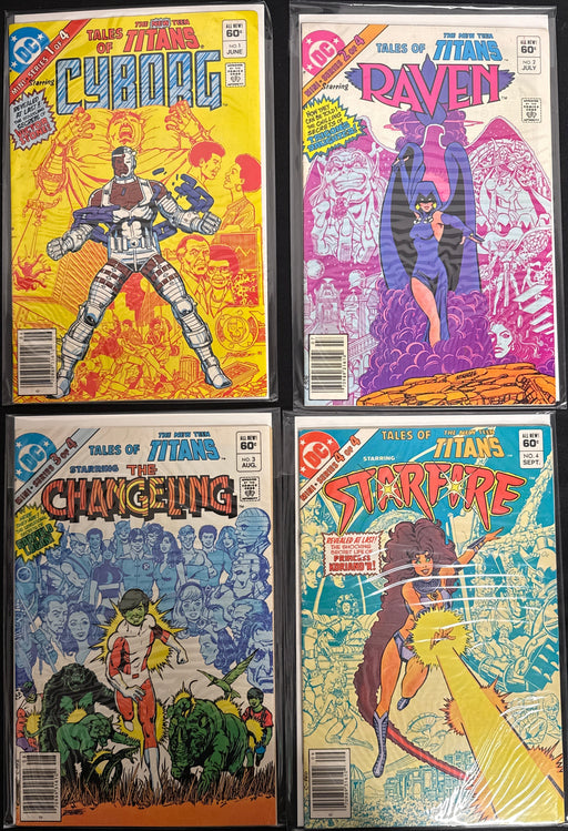 Tales of the New Teen Titans  1-4 Newsstand FN/VF (7.0)