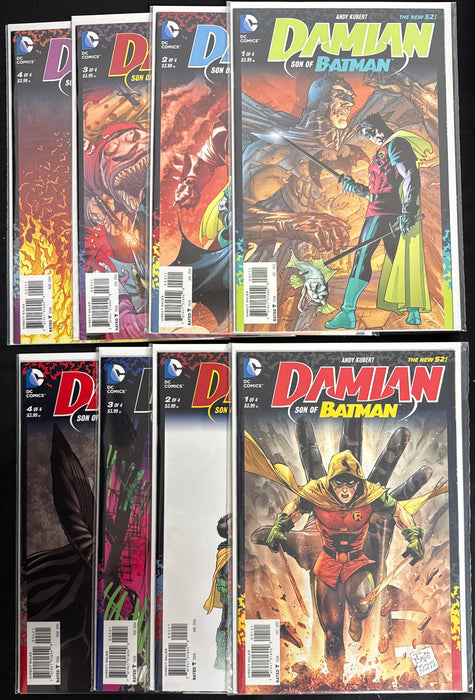 Damian: Son of Batman # 1-4 + Variant Covers NM+ (9.6)