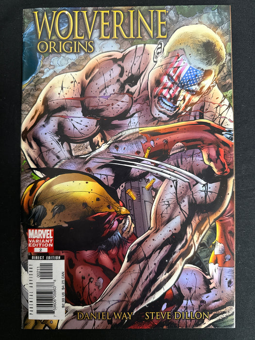 Wolverine: Origins #  2 Quesada American Flag Cover NM (9.4)
