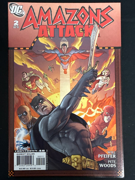 Amazons Attack #  2  NM (9.4)