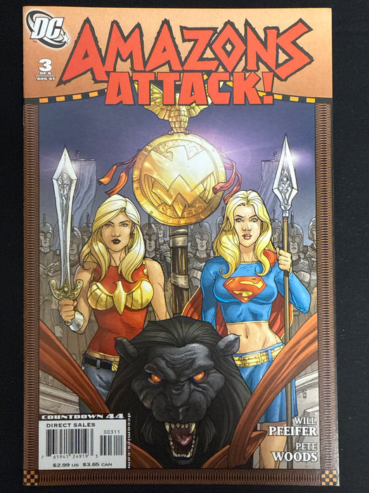 Amazons Attack #  3  NM (9.4)