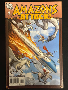 Amazons Attack #  4  NM- (9.2)