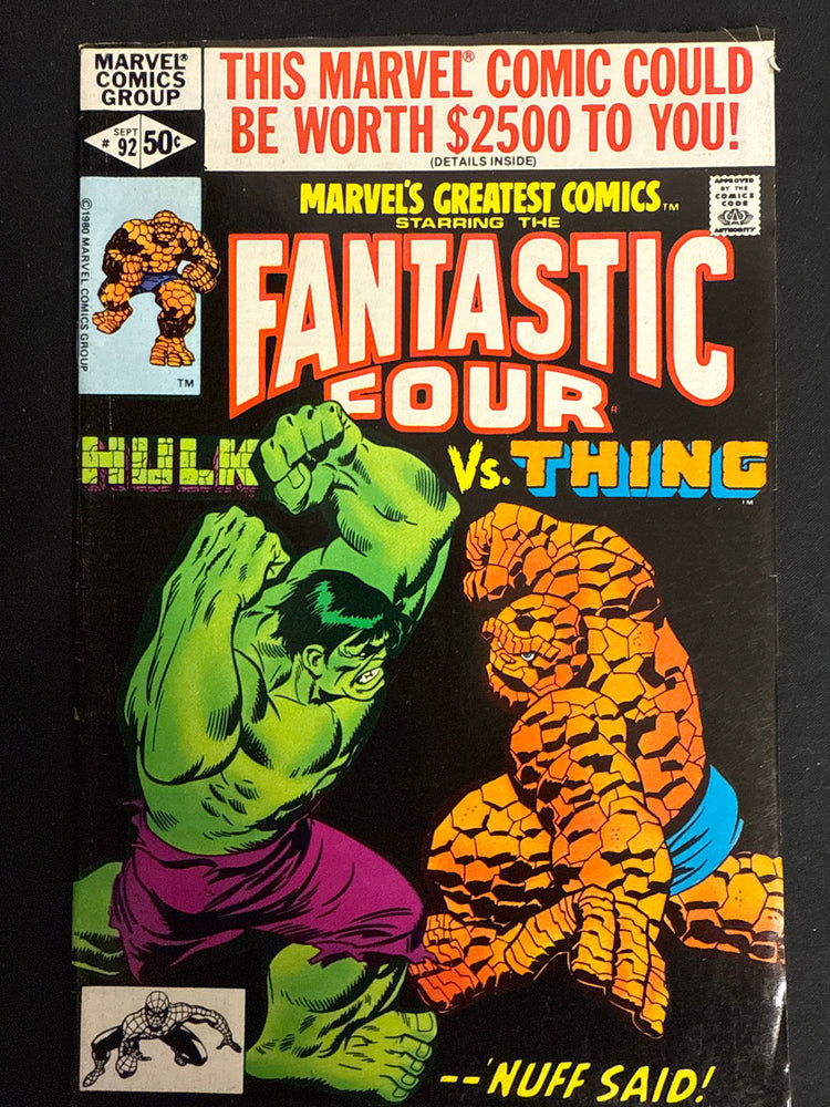Marvel's Greatest Comics # 92 FN+ (6.5)