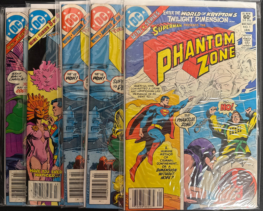 Phantom Zone #  1-4 VF- (7.5)