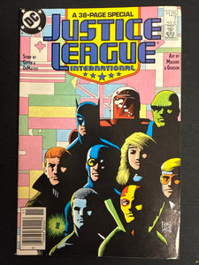 Justice League International #  7 Newsstand VF- (7.5)