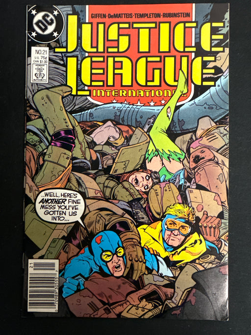 Justice League International # 21 Newsstand VF/NM (9.0)