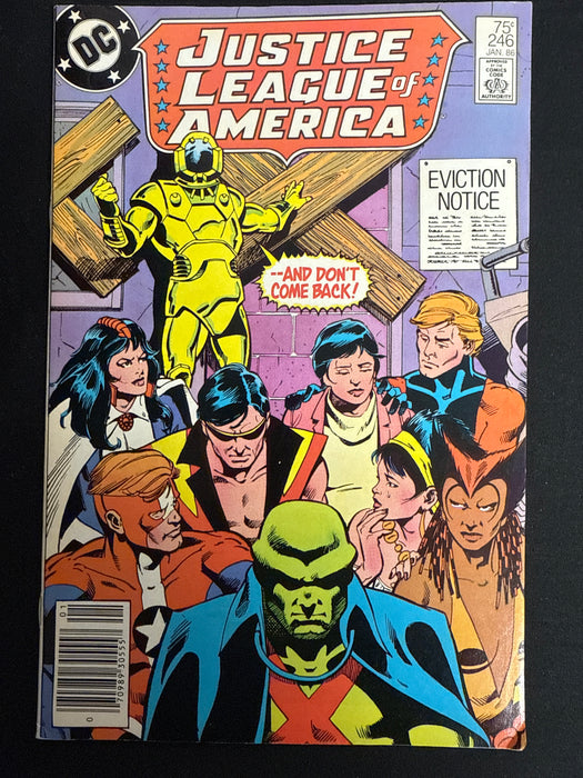 Justice League of America #246  Newsstand FN- (5.5)