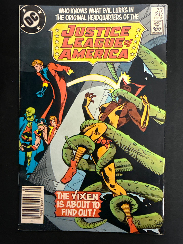 Justice League of America #247  Newsstand VF- (7.5)