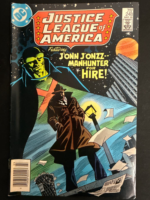 Justice League of America #248  Newsstand FN/VF (7.0)