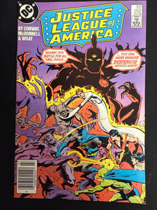 Justice League of America #252  Newsstand VF- (7.5)