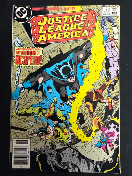 Justice League of America #253  Newsstand VF (8.0)