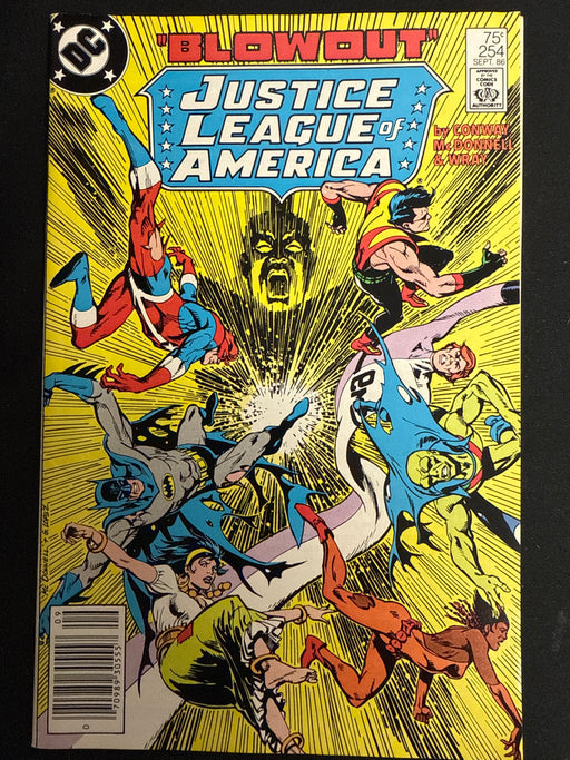 Justice League of America #254  Newsstand VF- (7.5)