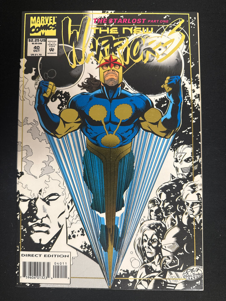 New Warriors # 40 Gold Foil Edition NM- (9.2)