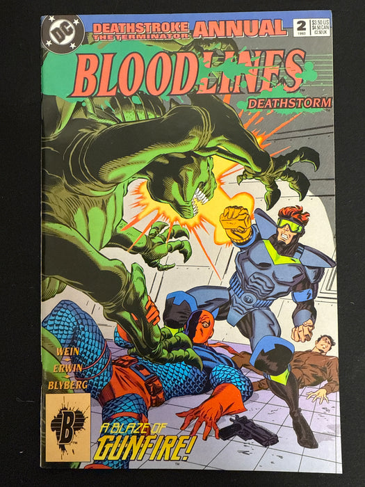 Deathstroke, the Terminator Annual #  2  NM+ (9.6)