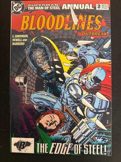 Superman: The Man of Steel Annual #  2 NM+ (9.6)