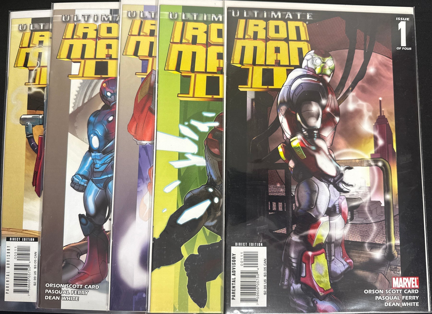 Ultimate Iron Man II #  1-5  NM+ (9.6)