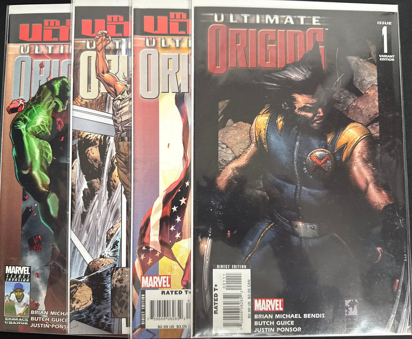 Ultimate Origins #  1-4 Variant Edition - Michael Turner NM+ (9.6)