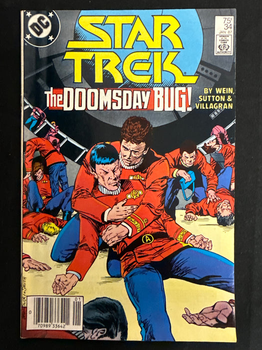 Star Trek # 34 Newsstand VF- (7.5)