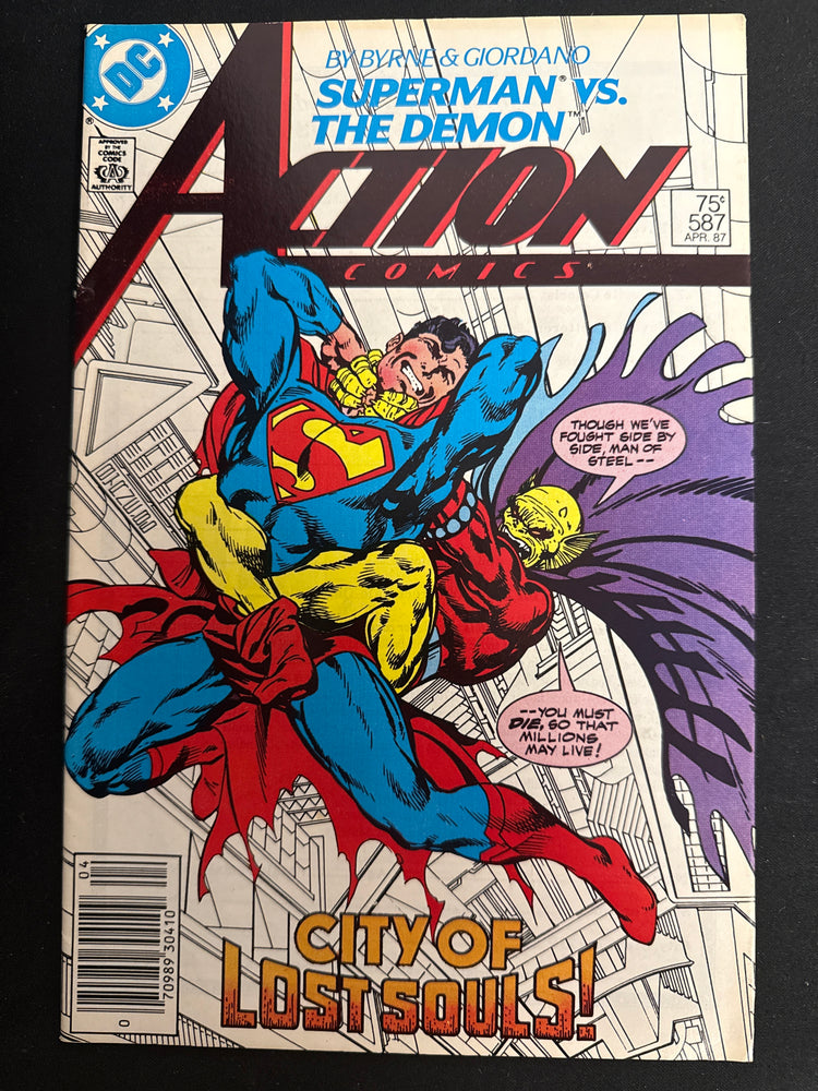 Action Comics #587  Newsstand FN/VF (7.0)