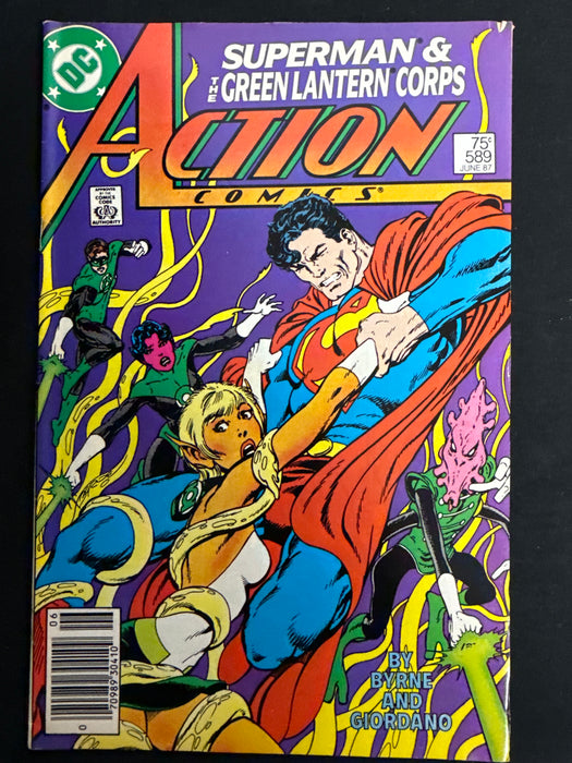 Action Comics #589  Newsstand VF- (7.5)