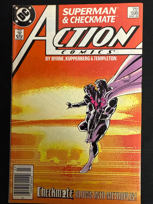 Action Comics #598  Newsstand VF- (7.5)