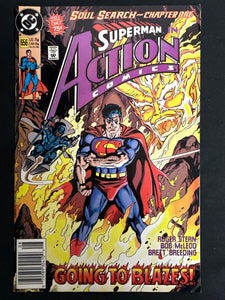 Action Comics #656  Newsstand VF (8.0)