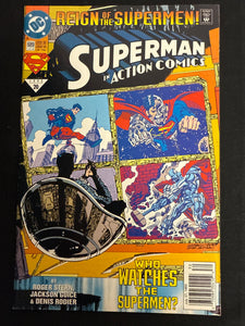 Action Comics #689  Newsstand VF+ (8.5)