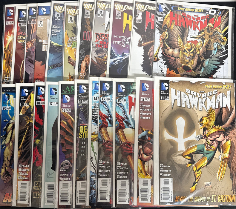 Savage Hawkman #0,1-20  NM+ (9.6) 22 Issues