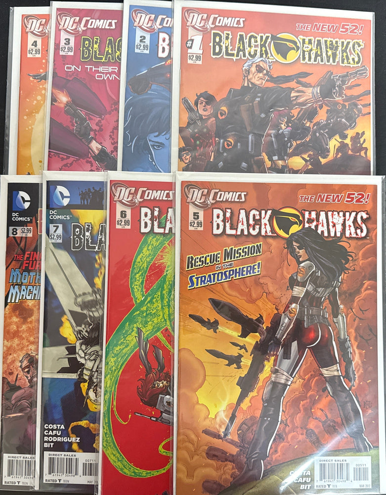 Blackhawks # 1 -8 NM+ (9.6)