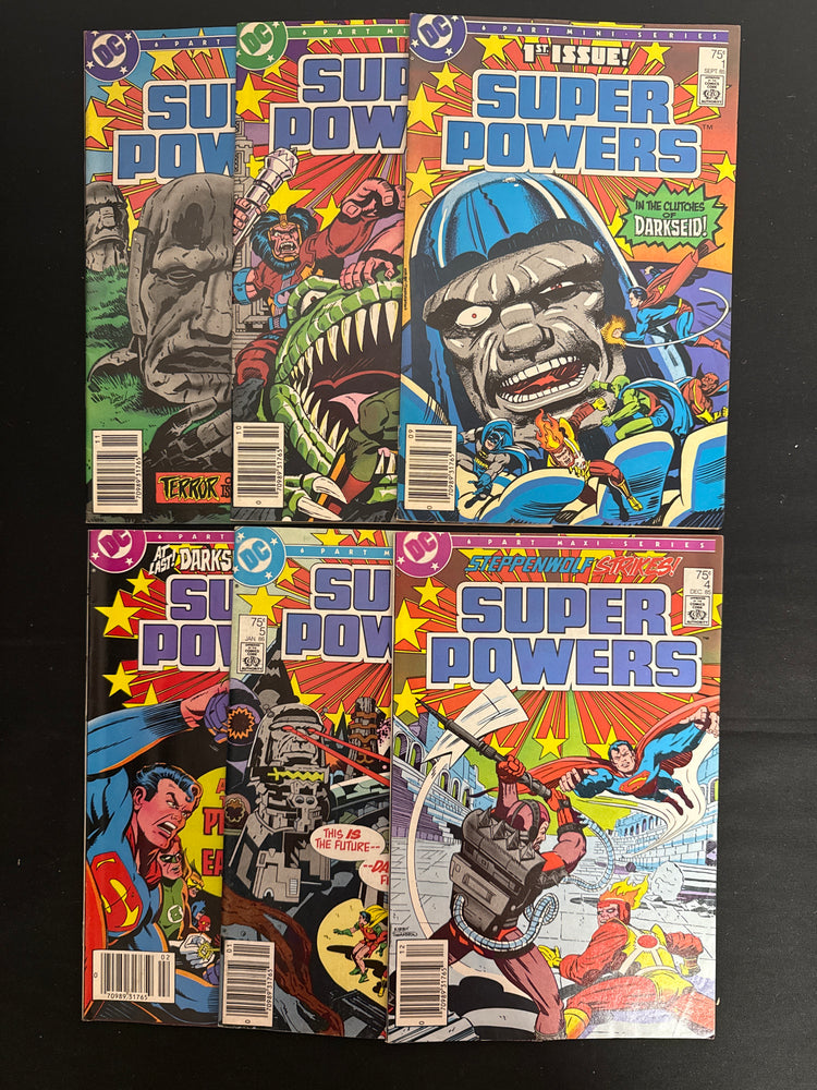 Super Powers #  1-6 Newsstand VF (8.0)