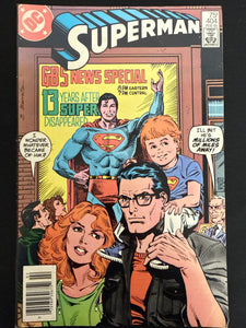 Superman #404  Newsstand VF- (7.5)