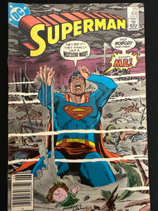 Superman #408  Newsstand VF- (7.5)