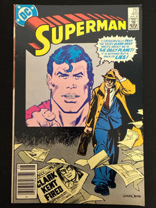 Superman #410  Newsstand VF (8.0)