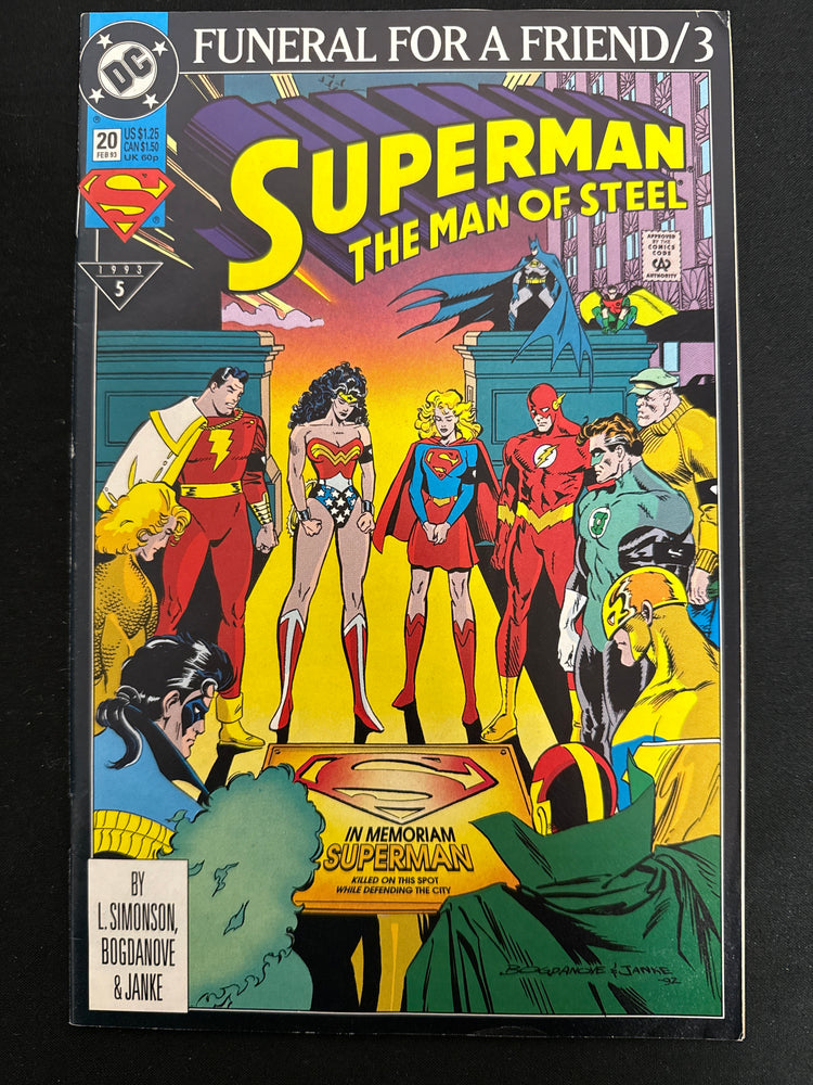 Superman: The Man of Steel # 20 VF- (7.5)