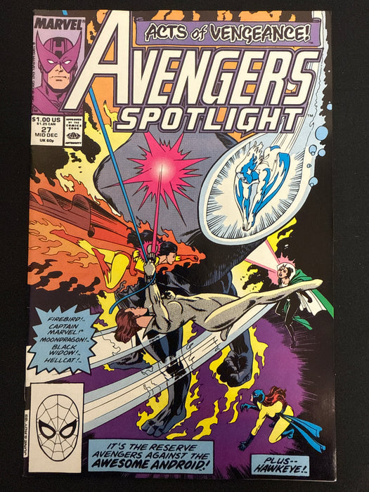 Avengers Spotlight # 27 NM- (9.2)