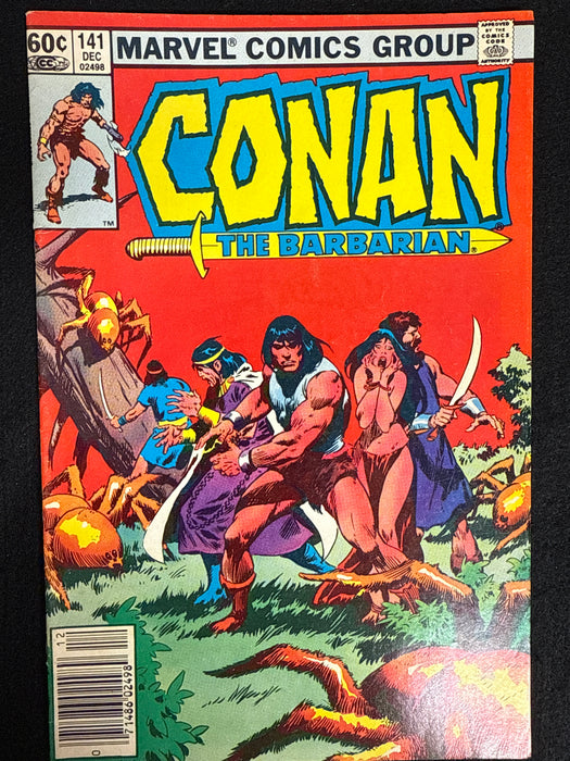 Conan the Barbarian #141  Newsstand VF- (7.5)