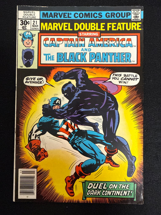 Marvel Double Feature # 21  FN+ (6.5)