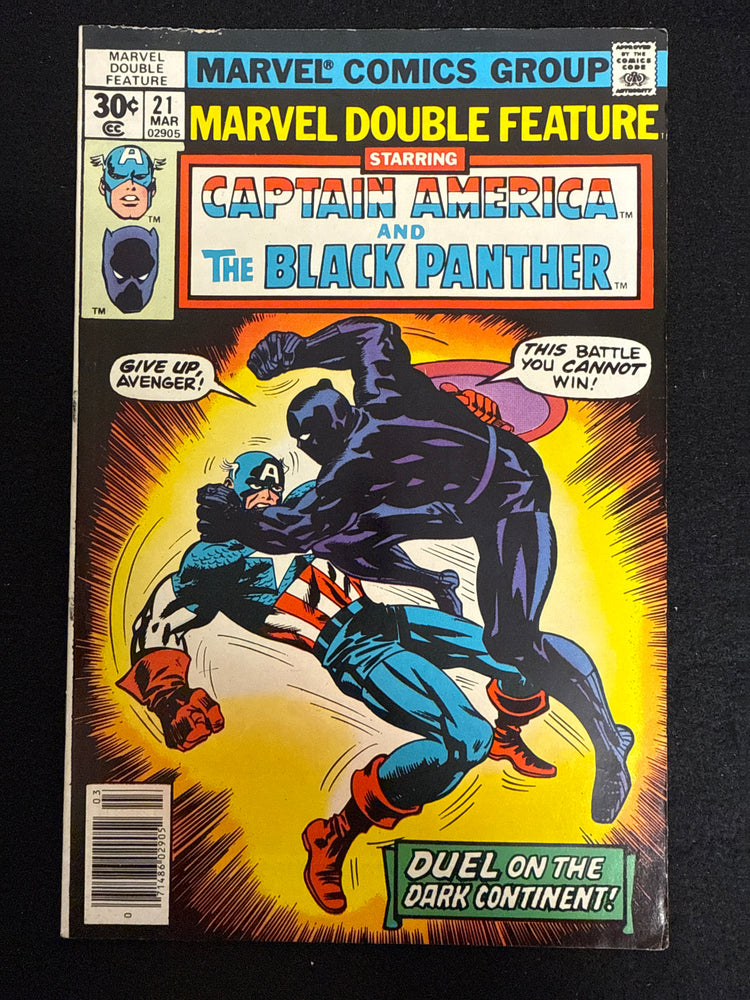Marvel Double Feature # 21  FN+ (6.5)