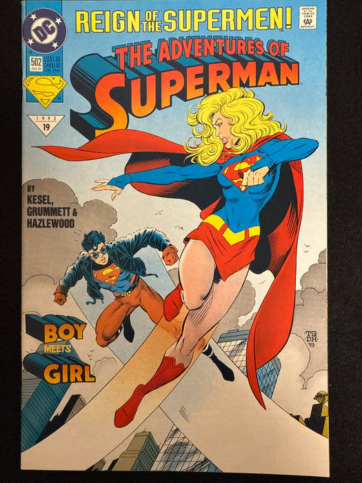 Adventures of Superman #502  NM (9.4)