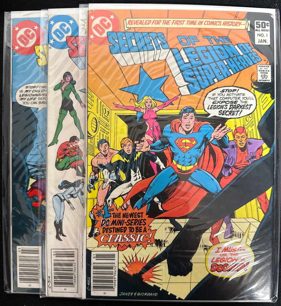 Secrets of the Legion of Super-Heroes #  1-3 VF- (7.5)