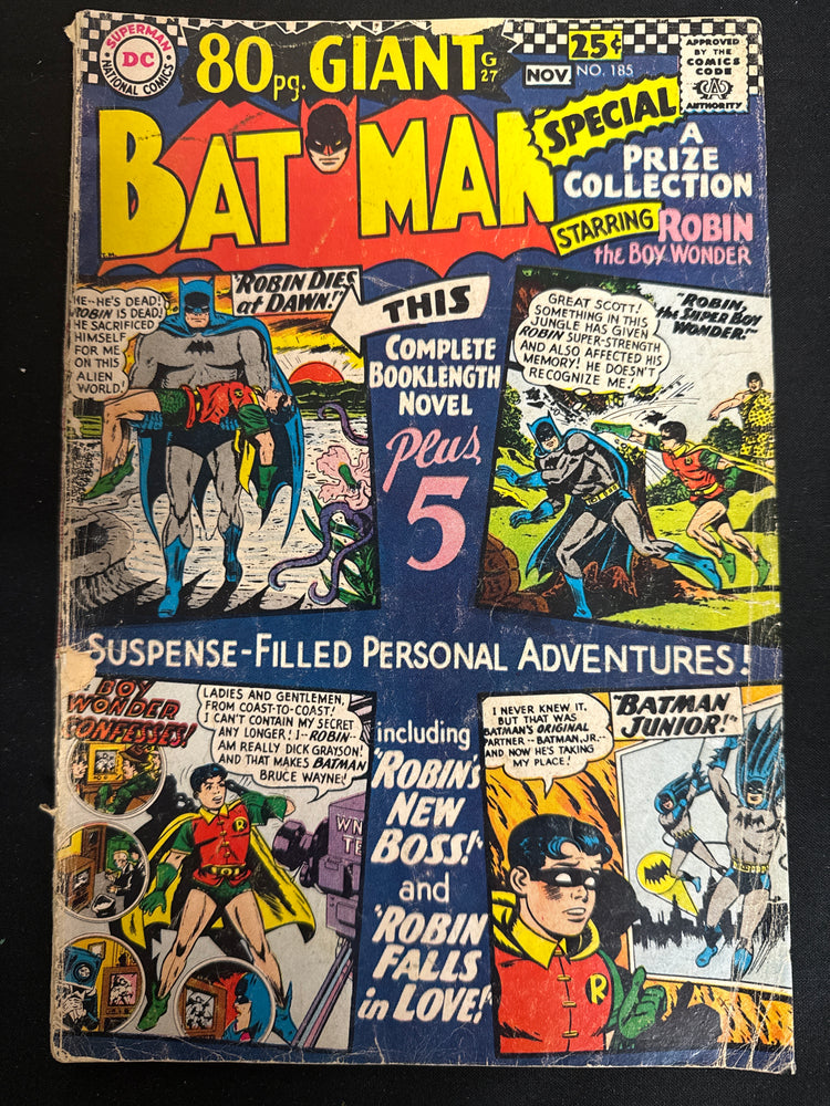 Batman #185   VG- (3.5)