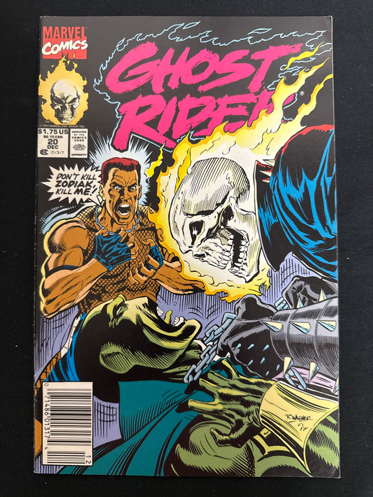 Ghost Rider # 20 Newsstand Vol. 2 VF+ (8.5)