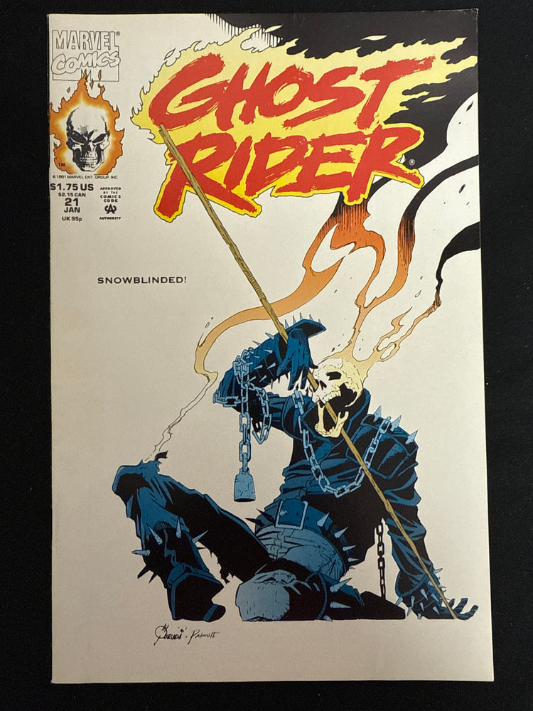 Ghost Rider # 21 Vol. 2 VF+ (8.5)