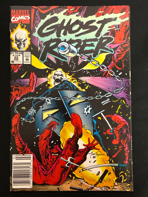 Ghost Rider # 22 Newsstand Vol. 2 VF (8.0)