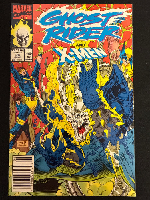 Ghost Rider # 26 Newsstand Vol. 2 VF- (7.5)