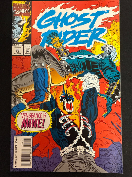 Ghost Rider # 39 Vol. 2 VF+ (8.5)