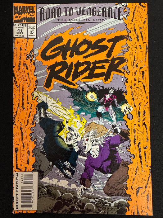 Ghost Rider # 41 Vol. 2 NM- (9.2)