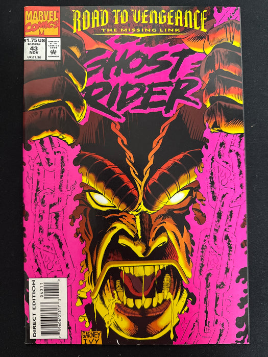 Ghost Rider # 43 Vol. 2 NM- (9.2)