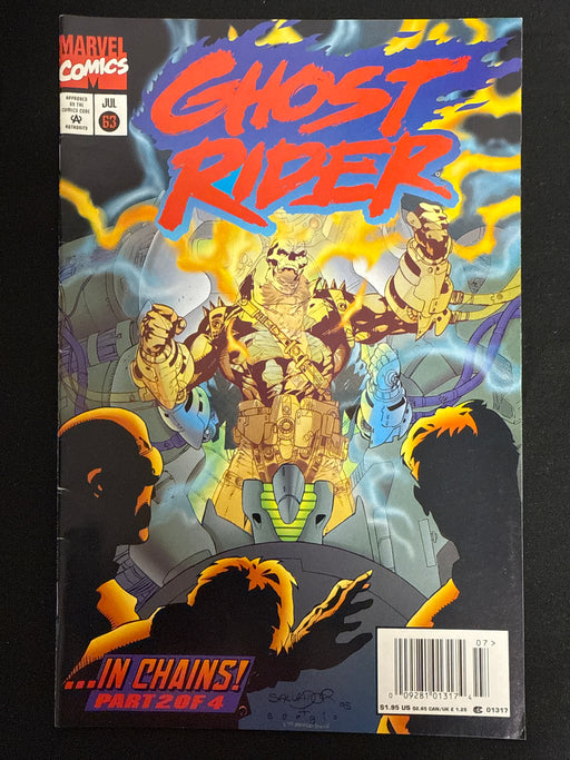 Ghost Rider # 63 Newsstand Vol. 2 VF- (7.5)